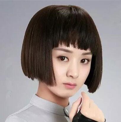 2017最新超萌减龄一刀平刘海发型图片