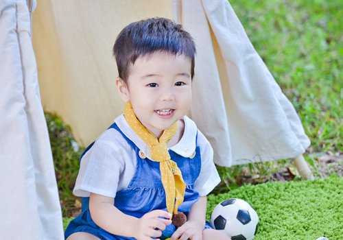 两岁男宝宝平头寸头卡尺头的剪法 简单不失潮流的男幼童短发造型