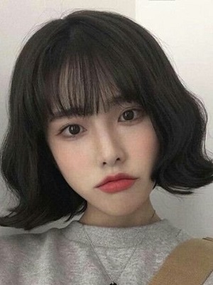 空气刘海韩式女生发型  时尚发型超级百搭