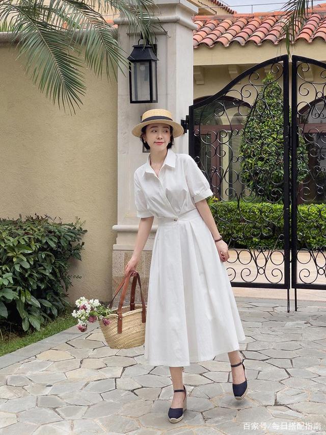 “小白裙”才是今夏的最大惊喜，学会这样搭配，优雅洋气又高级