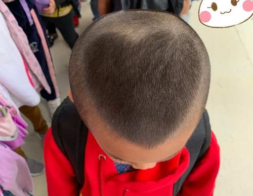 一年级男孩理爱心头型好看时髦 六七岁男童不需要打理的超短发