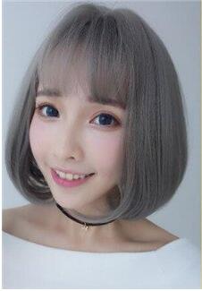 2023夏天波波头短发流行刘海发型及颜色大全