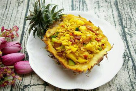 菠萝饭最简单的做法，菠萝饭的做法最正宗的做法