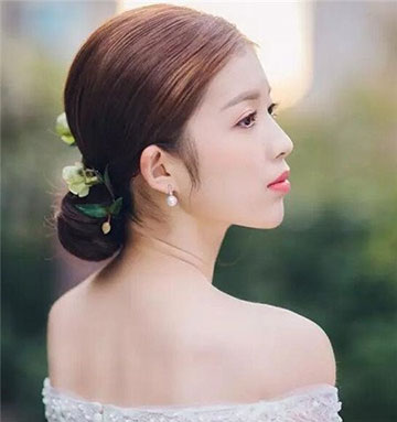 清新韩式新娘发型 长发款vs短发款