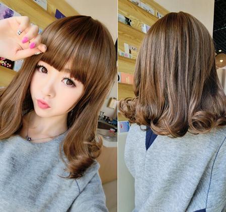 冬季更流行韩式假发卷发发型 像韩国女神般漂亮