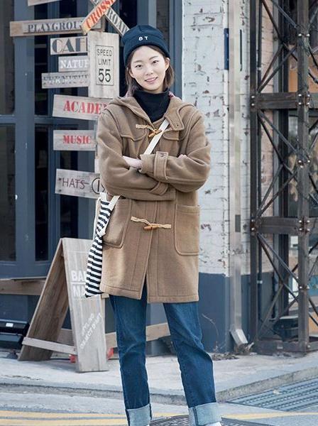 韩国最新时尚街拍 看韩国美眉冬季如何穿搭