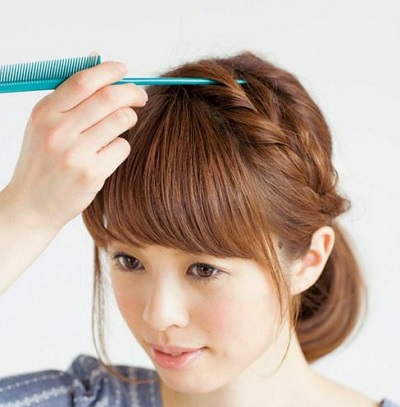 韩国发型女生中长发发型  修颜减龄更别致