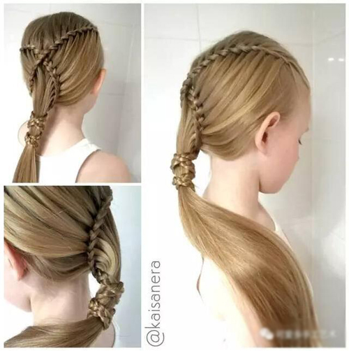 小女孩今年流行什么发型  儿童发型绑扎方法