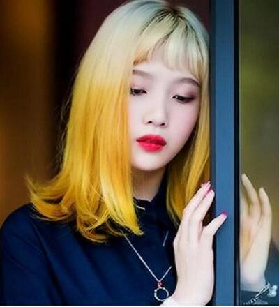苹果脸女生适合的甜美韩式长发发型