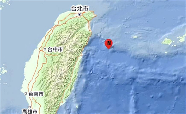 台湾花莲县海域什么时候发生了4.9级地震 