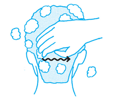 神奇按摩洗头发法 让你从此洗头不再掉发