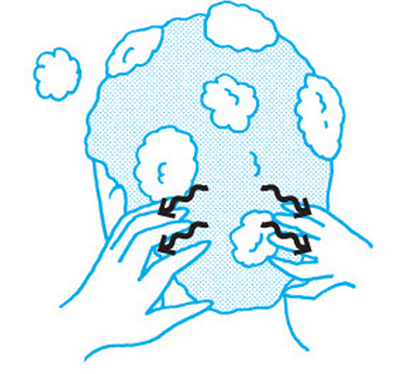 神奇按摩洗头发法 让你从此洗头不再掉发