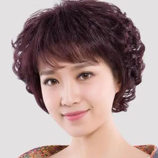 40—50岁女人发型烫发图片